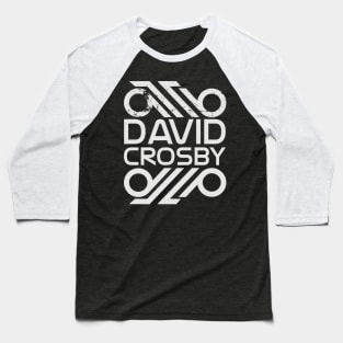 david crosby song writer vintage logo,fan art Baseball T-Shirt